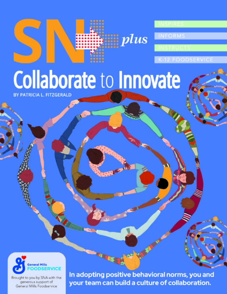 Cover of the SN Plus article, "Collaborate to Innovate."