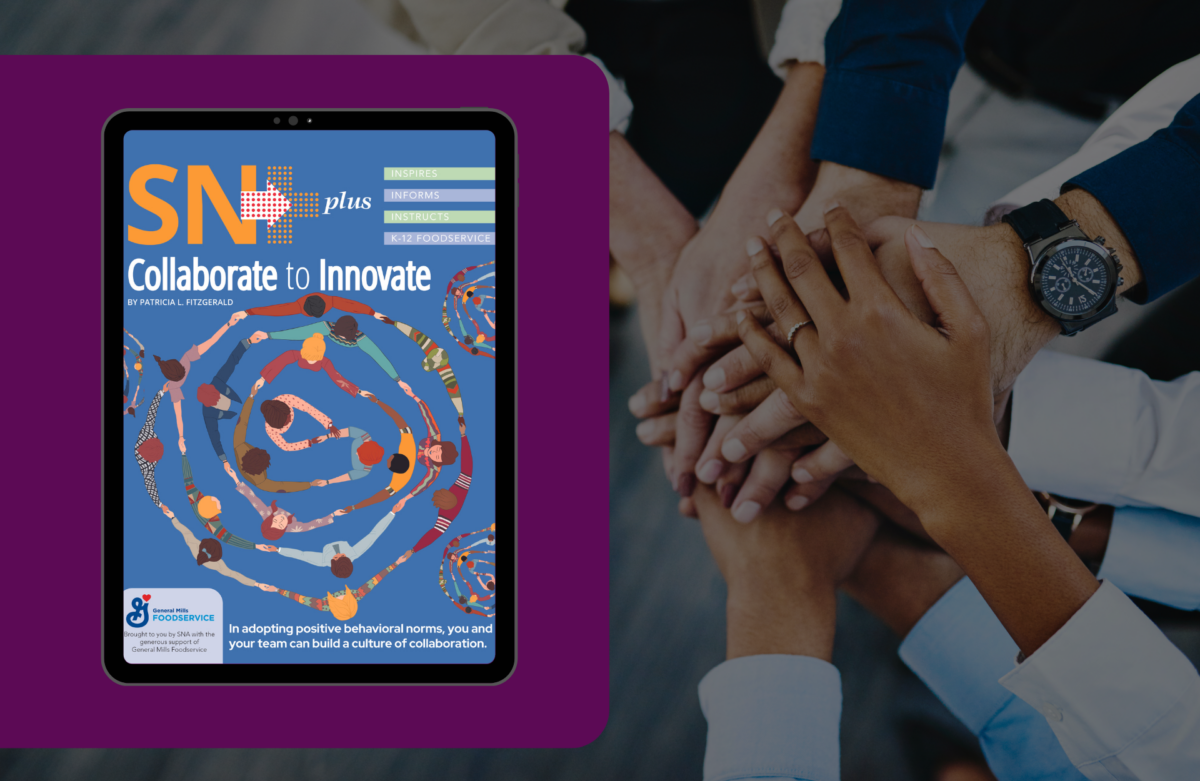 Cover of the SN Plus article, "Collaborate to Innovate"