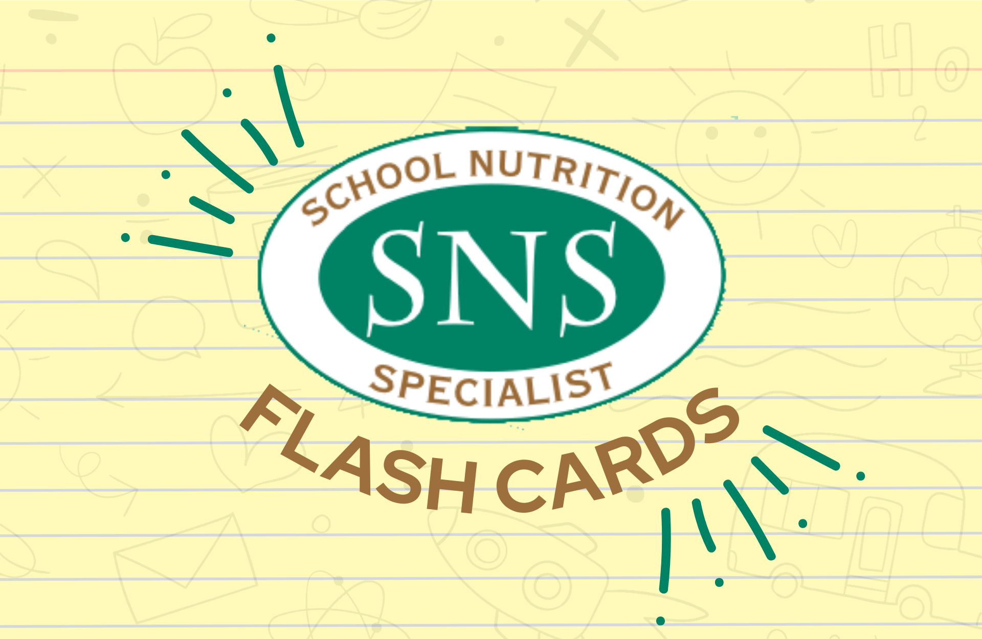 SNS flash cards